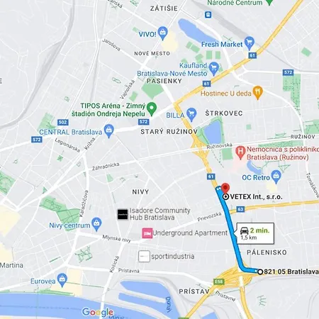 Apartment Modern 2 Apt With Free Parking And Wi-fi, Self Check-in Bratislava